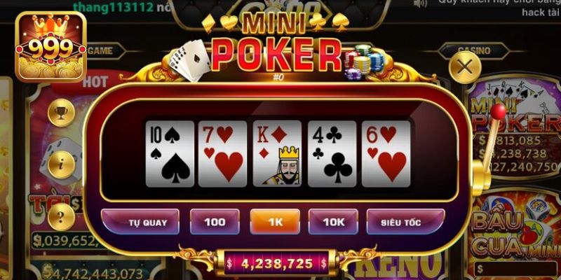 Mẹo chơi Mini Poker dễ thắng